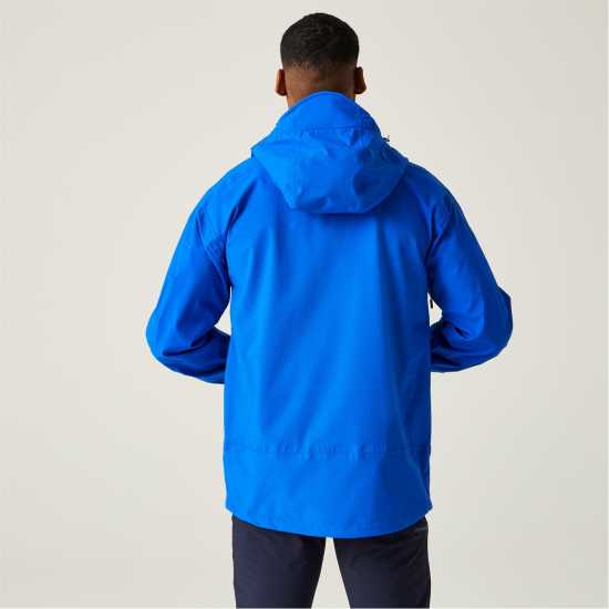 Непромокаемо Яке Мъжко Regatta Lightweight Okara Waterproof Jacket Mens Синьо/Морско синьо Мъжко водонепромокаемо облекло