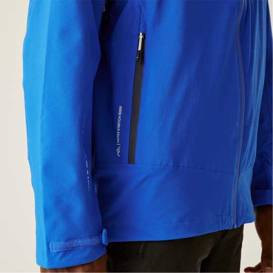 Непромокаемо Яке Мъжко Regatta Lightweight Okara Waterproof Jacket Mens Синьо/Морско синьо Мъжко водонепромокаемо облекло