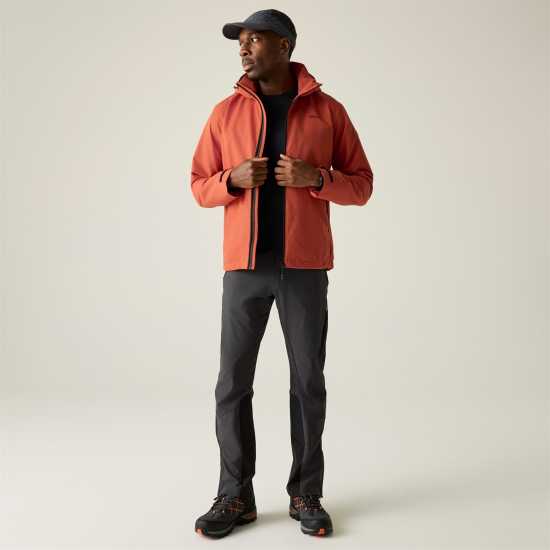 Regatta Men's Oakhowe Isotex Waterproof Hiking Jacket Brick 