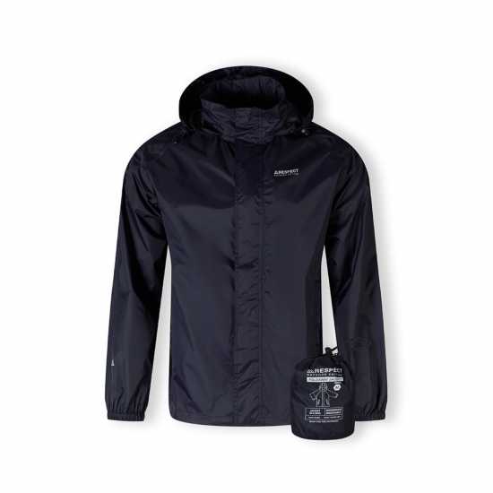 Непромокаемо Яке Men Packaway Waterproof Jacket With Zip Pockets Navy Непромокаемо Яке Men Packaway Waterproof Jacket With Zip Pockets Navy