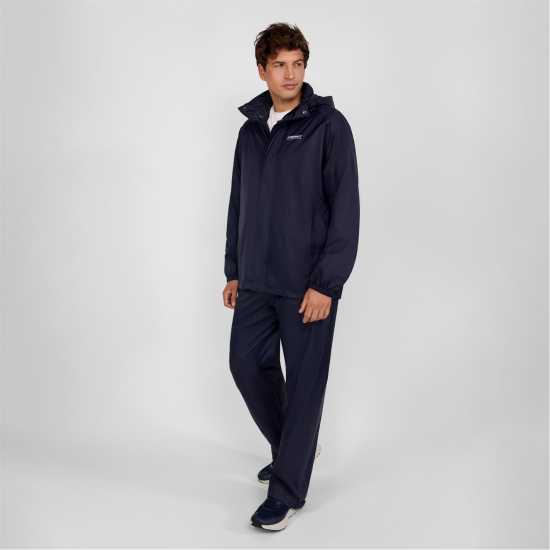 Непромокаемо Яке Men Packaway Waterproof Jacket With Zip Pockets Navy Непромокаемо Яке Men Packaway Waterproof Jacket With Zip Pockets Navy