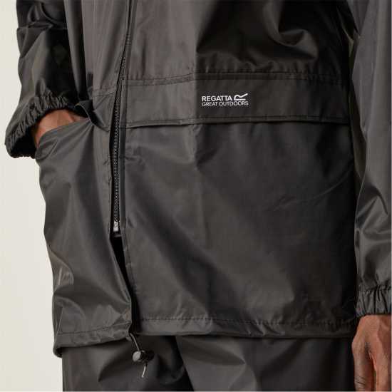 Regatta Stormbreaker Jacket Черно Мъжко водонепромокаемо облекло