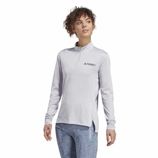 Adidas Горнище С Дълъг Ръкав Terrex Multi Quarter Zip Long Sleeve Top Womens  Дамски полар