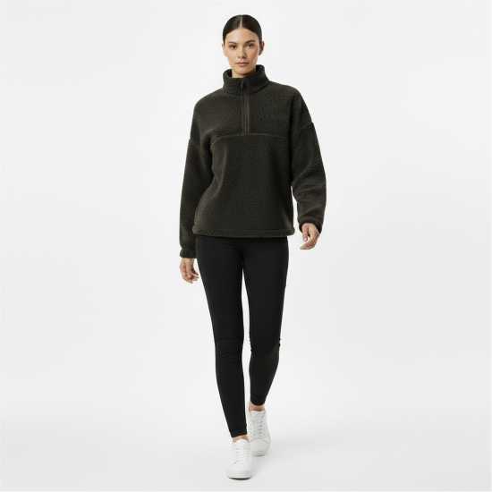 Usa Pro Borg Quarter Zip Fleece Womens Затихнал каки Usa Pro Borg Quarter Zip Fleece Womens Затихнал каки