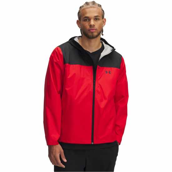Under Armour Непромокаемо Яке Men's Cloudstrike Waterproof Jacket Red Under Armour Непромокаемо Яке Men's Cloudstrike Waterproof Jacket Red
