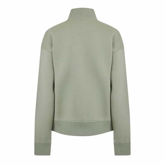 Usa Pro Quarter Zip Top Womens Чай Дамски полар