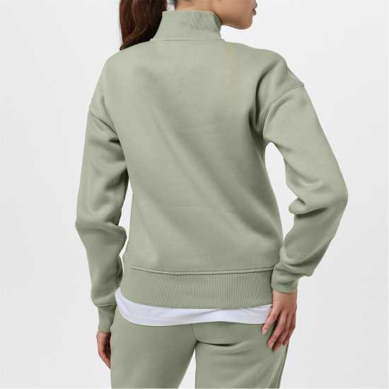 Usa Pro Quarter Zip Top Womens Чай Дамски полар