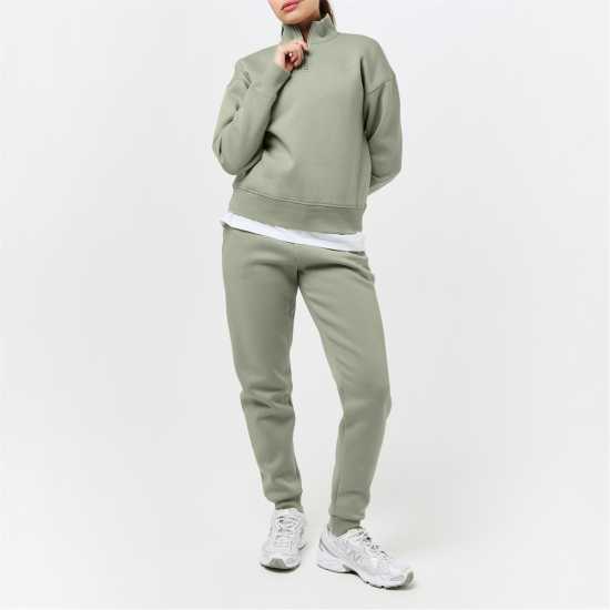 Usa Pro Quarter Zip Top Womens Чай Дамски полар