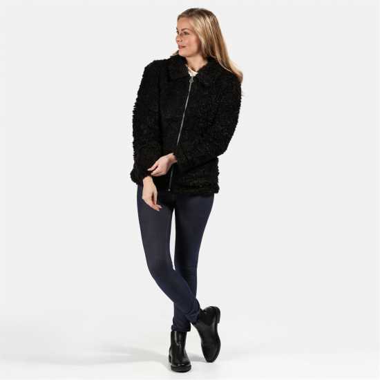 Usa Pro Quarter Zip Top Womens Черно Дамски полар