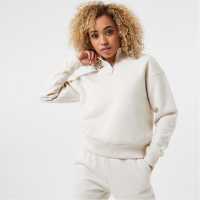 Usa Pro Quarter Zip Top Womens Крем Дамски полар