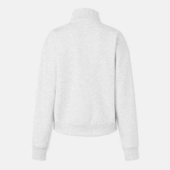 Usa Pro Quarter Zip Top Womens Usa Pro Quarter Zip Top Womens Ледено сиво марл