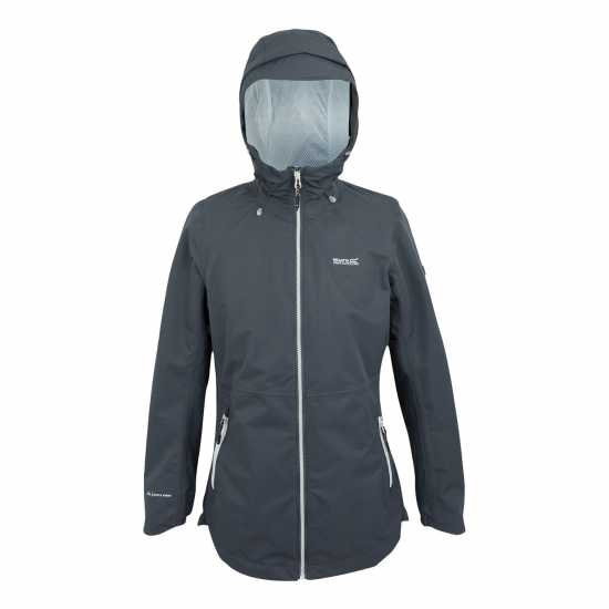 Дамски якета и палта Дамско Яке Regatta Hamara Waterproof Jacket Womens Сиво сигнално Дамско Яке Regatta Hamara Waterproof Jacket Womens Сиво сигнално Дамски якета и палта
