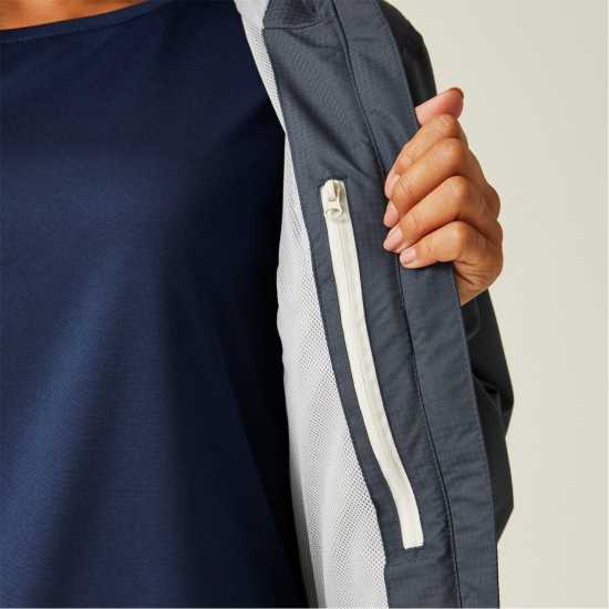 Дамски якета и палта Дамско Яке Regatta Hamara Waterproof Jacket Womens Сиво сигнално Дамско Яке Regatta Hamara Waterproof Jacket Womens Сиво сигнално Дамски якета и палта