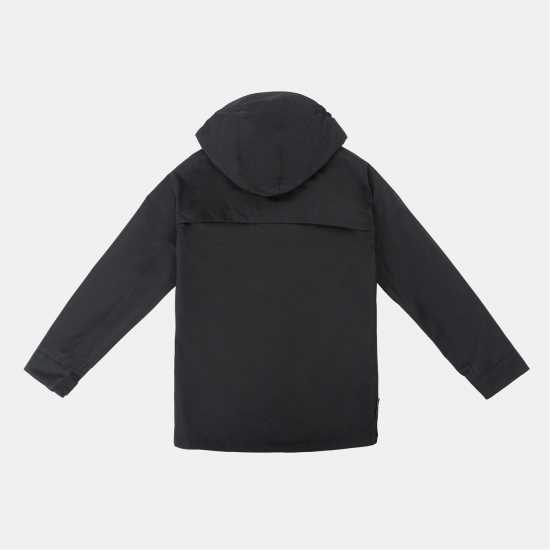 Gelert Непромокаемо Яке Girls Coast Hooded Stormlite 5000Mm Waterproof Jacket Black 