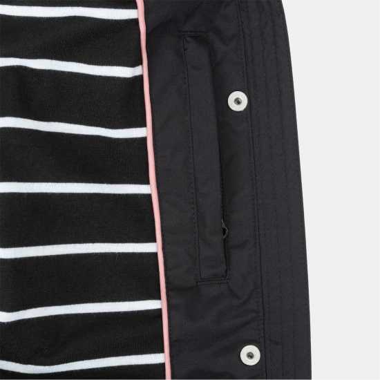 Gelert Непромокаемо Яке Girls Coast Hooded Stormlite 5000Mm Waterproof Jacket Black 