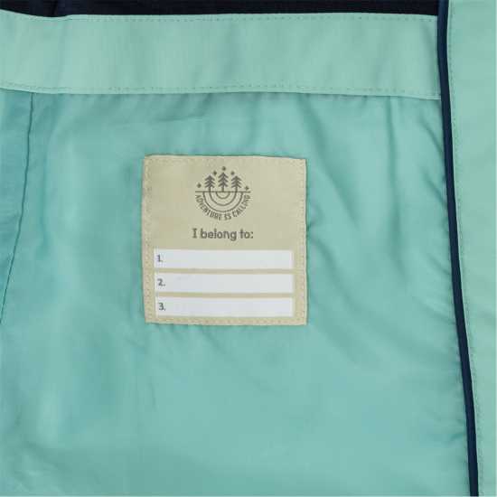 Gelert Непромокаемо Яке Girls Coast Hooded Stormlite 5000Mm Waterproof Jacket Sage Green 