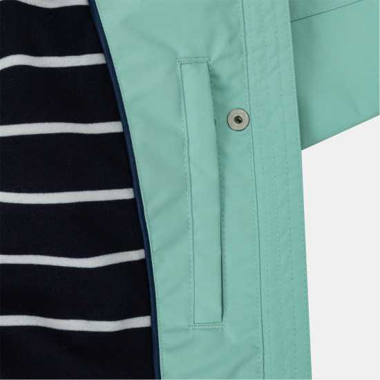 Gelert Непромокаемо Яке Girls Coast Hooded Stormlite 5000Mm Waterproof Jacket Sage Green 