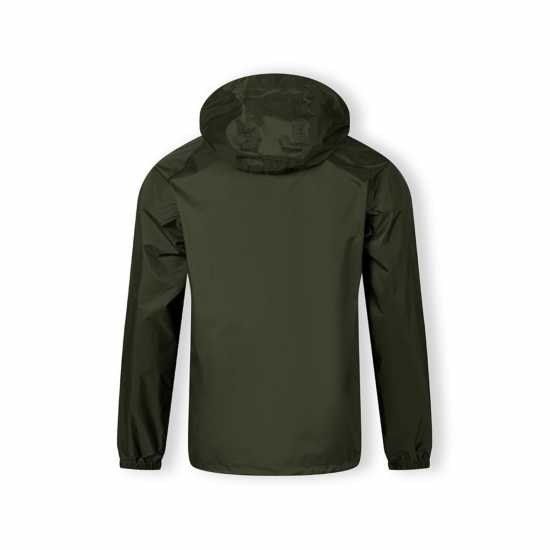 Непромокаемо Яке Men Packaway Waterproof Jacket With Hood Khaki  