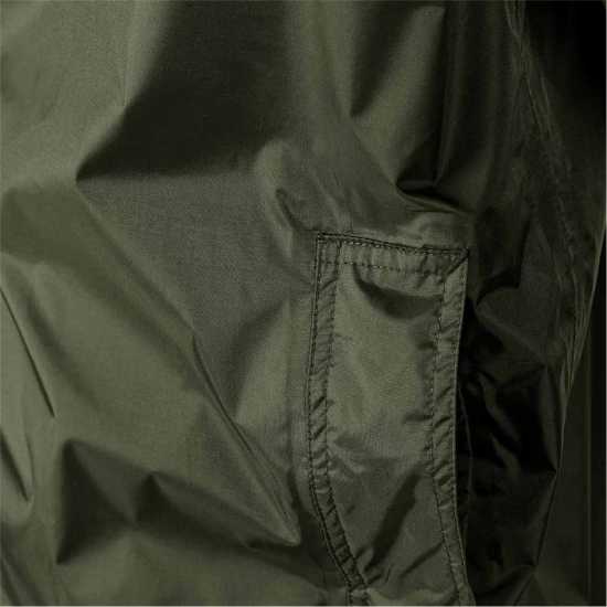 Непромокаемо Яке Men Packaway Waterproof Jacket With Hood Khaki  
