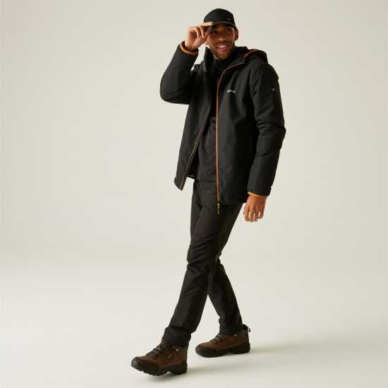 Непромокаемо Яке Men's Caspen Isotex 10000 Breathable Waterproof Long Sleeve Full Zip Waterproof Jacket  