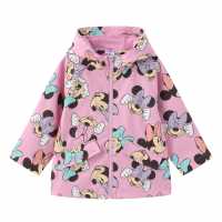 Character Infant Girls Pu Raincoat Minnie Детски якета и палта