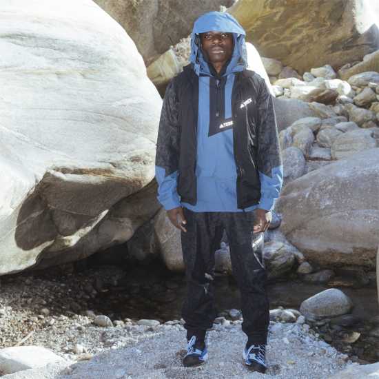 Adidas Мъжки Анорак Terrex Techrock Rain.rdy Anorak Mens  Мъжко водонепромокаемо облекло