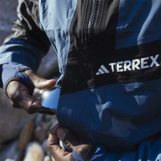 Adidas Мъжки Анорак Terrex Techrock Rain.rdy Anorak Mens  Мъжко водонепромокаемо облекло
