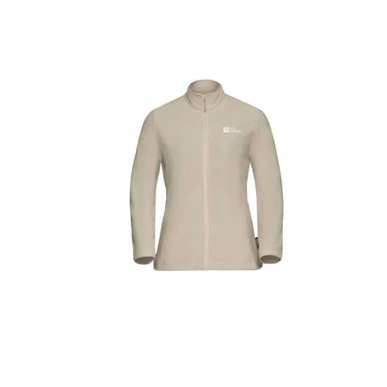 Jack Wolfskin Women's Jw Taunus Full-Zip Fleece Pale Sand Jack Wolfskin Women's Jw Taunus Full-Zip Fleece Pale Sand