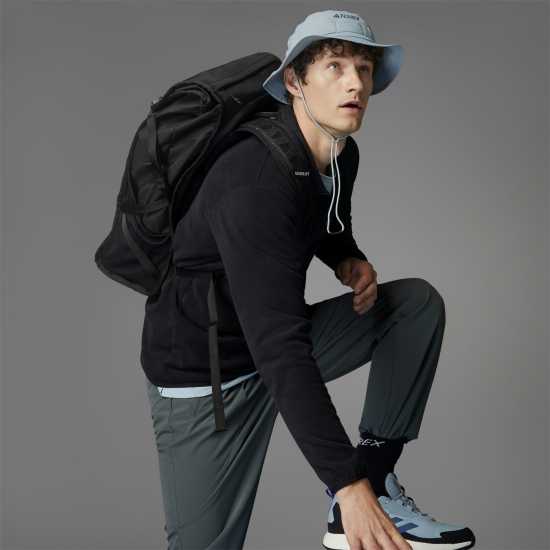 Мъжки полар Adidas Яке Полар Terrex Multi Essentials Half Zip Fleece Jacket Black Adidas Яке Полар Terrex Multi Essentials Half Zip Fleece Jacket Black Мъжки полар