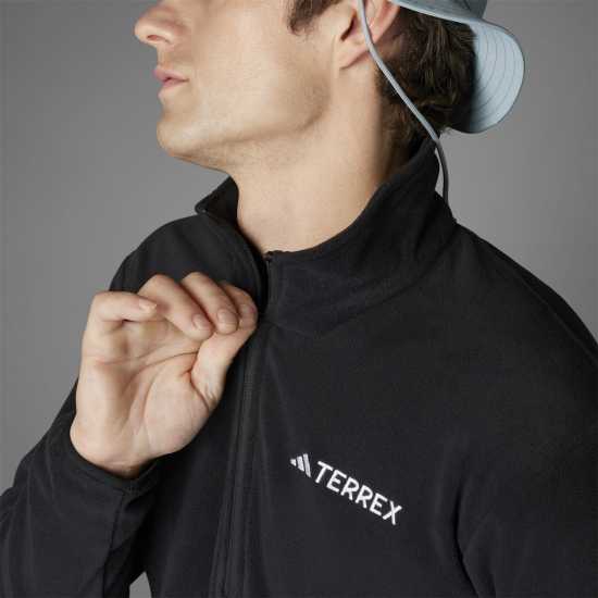 Мъжки полар Adidas Яке Полар Terrex Multi Essentials Half Zip Fleece Jacket Black Adidas Яке Полар Terrex Multi Essentials Half Zip Fleece Jacket Black Мъжки полар