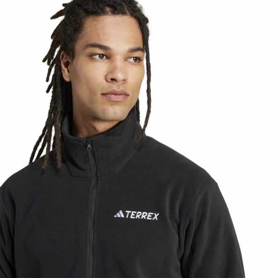 Мъжки полар Adidas Яке Полар Terrex Multi Essentials Half Zip Fleece Jacket Black Adidas Яке Полар Terrex Multi Essentials Half Zip Fleece Jacket Black Мъжки полар
