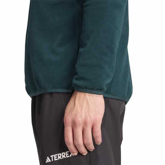 Мъжки полар Adidas Яке Полар Terrex Multi Essentials Half Zip Fleece Jacket Ivy Green Adidas Яке Полар Terrex Multi Essentials Half Zip Fleece Jacket Ivy Green Мъжки полар
