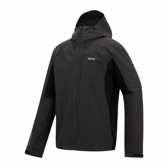 Непромокаемо Яке Regatta Mens Birchdale Ii Isotex 15000 Breathable Long Sleeve Waterproof Jacket Ясен/Черен 