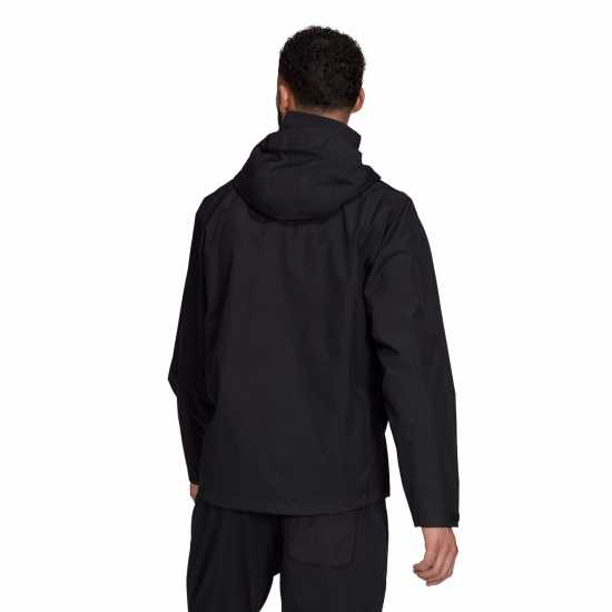 Adidas Непромокаемо Яке Mens Mt Waterproof Jacket Black Мъжки грейки