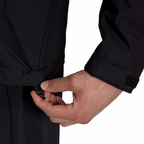 Adidas Непромокаемо Яке Mens Mt Waterproof Jacket Черно Мъжко водонепромокаемо облекло