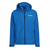 Adidas Непромокаемо Яке Mens Mt Waterproof Jacket Shock Blue Мъжки непромокаеми якета