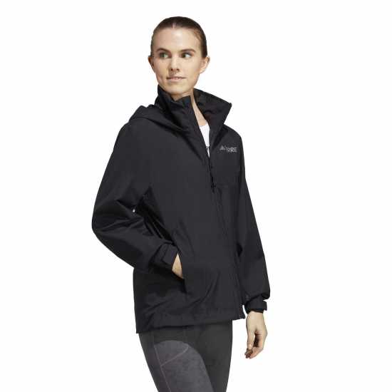 Adidas Непромокаемо Яке Women's Terrex Two-Layer Rain.rdy Long Sleeve Waterproof Jacket Adidas Непромокаемо Яке Women's Terrex Two-Layer Rain.rdy Long Sleeve Waterproof Jacket