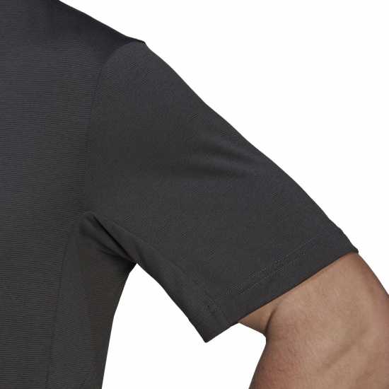 Adidas Мъжка Тениска Terrex Logo T Shirt Mens Black Мъжки ризи
