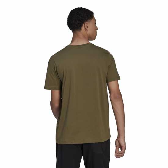 Adidas Мъжка Тениска Terrex Logo T Shirt Mens Focus Olive - Мъжки ризи