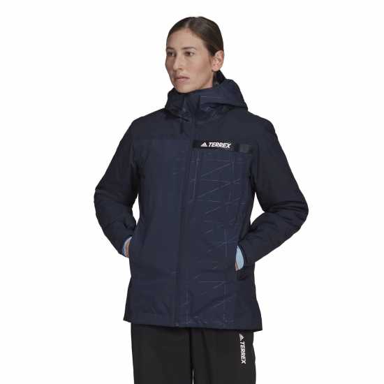 Adidas Дамско Яке Terrex Multi Rain.rdy Primegreen Insulated 2L Rain Jacket Womens