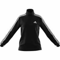 Adidas Quarter Zip Sweater Womens Black/White Дамски полар
