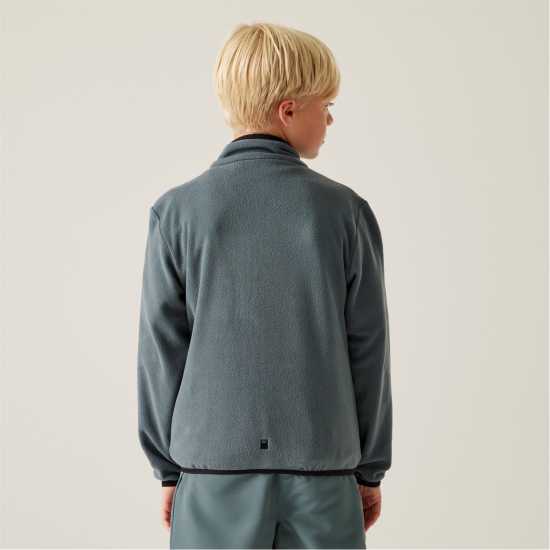 Полар Подрастващи Деца Regatta Frankie Full Zip Fleece Juniors Сиво Детски полар