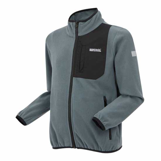 Полар Подрастващи Деца Regatta Frankie Full Zip Fleece Juniors Сиво Детски полар