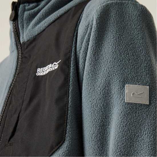 Полар Подрастващи Деца Regatta Frankie Full Zip Fleece Juniors Сиво Детски полар