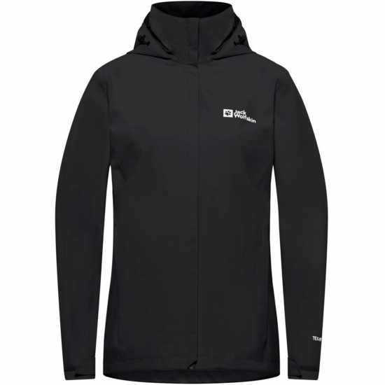 Jack Wolfskin Непромокаемо Яке Women's  Trailtime Waterproof Jacket Black 