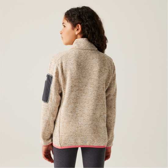 Детски полар Regatta Newhill Fleece Childrens Ванилия/Праскова Regatta Newhill Fleece Childrens Ванилия/Праскова Детски полар
