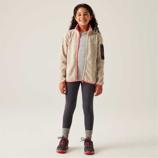 Детски полар Regatta Newhill Fleece Childrens Ванилия/Праскова Regatta Newhill Fleece Childrens Ванилия/Праскова Детски полар