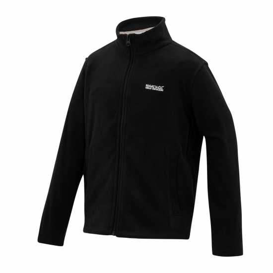 Regatta Kids' Full Zip Fleece Black 