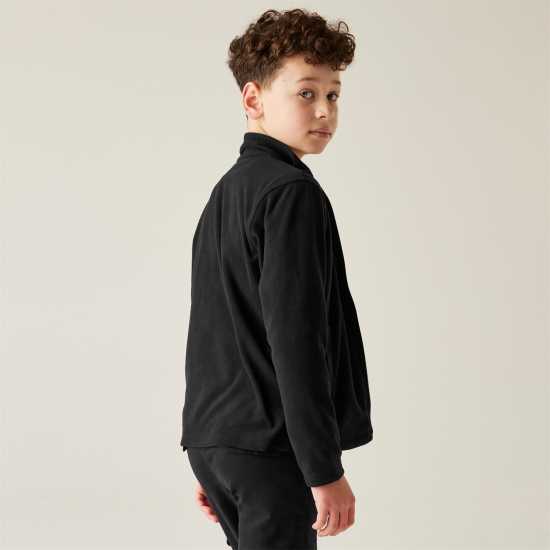 Regatta Kids' Full Zip Fleece Black 