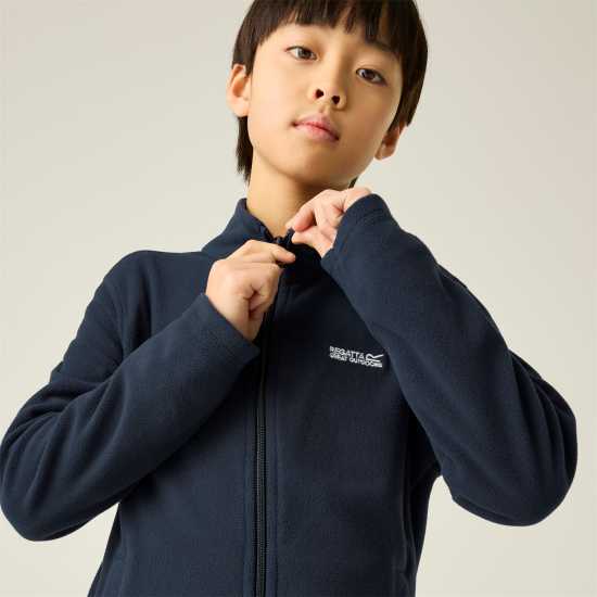 Regatta Kids' Full Zip Fleece Navy 